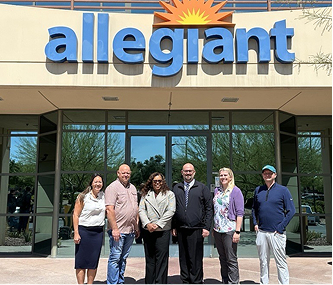 Team near allegiant
