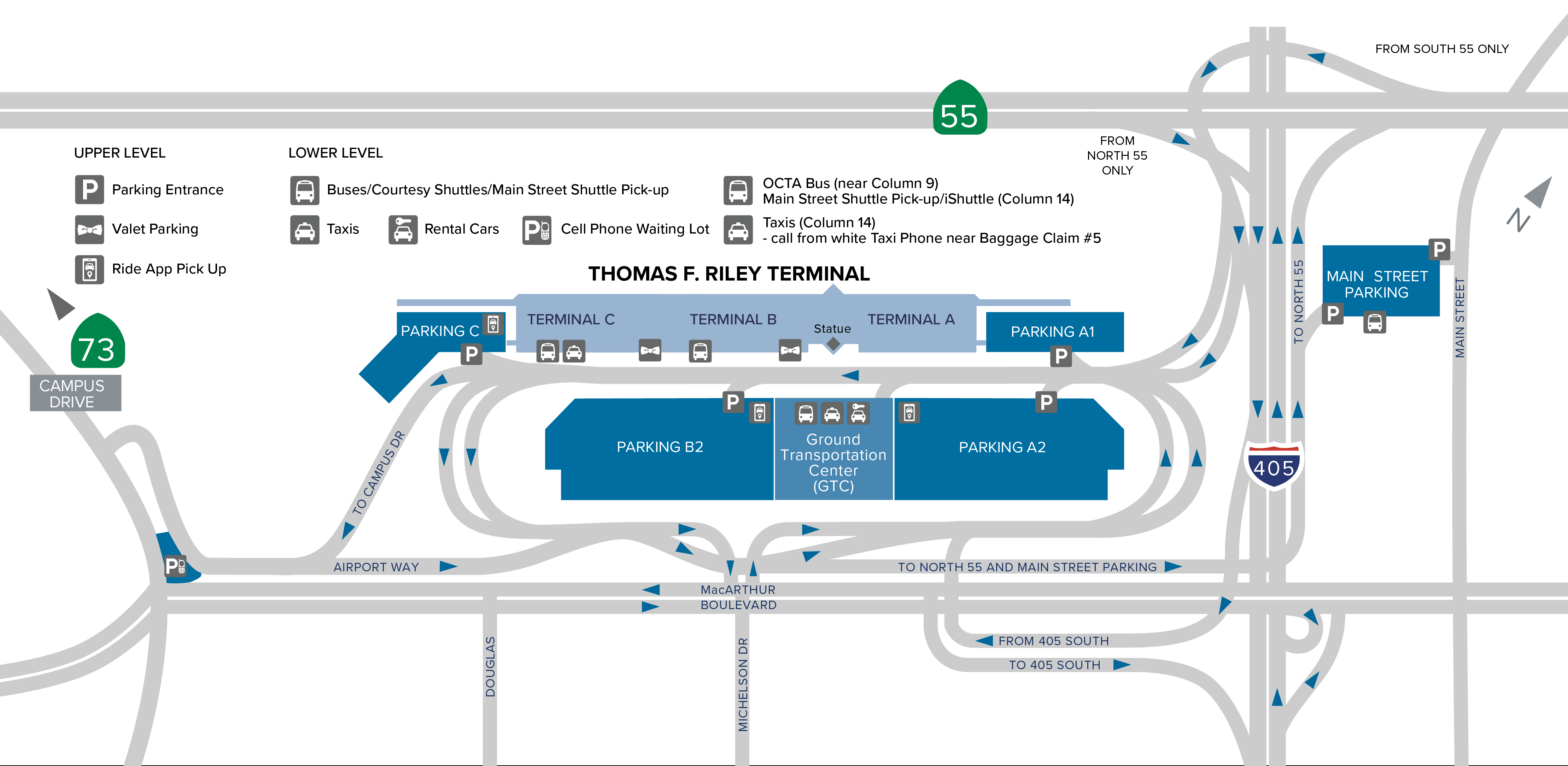 Airport Parking, Ground Transportation