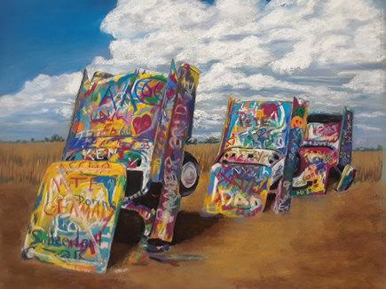 Route 66 Paintings Featured in New Exhibit at John Wayne Airport