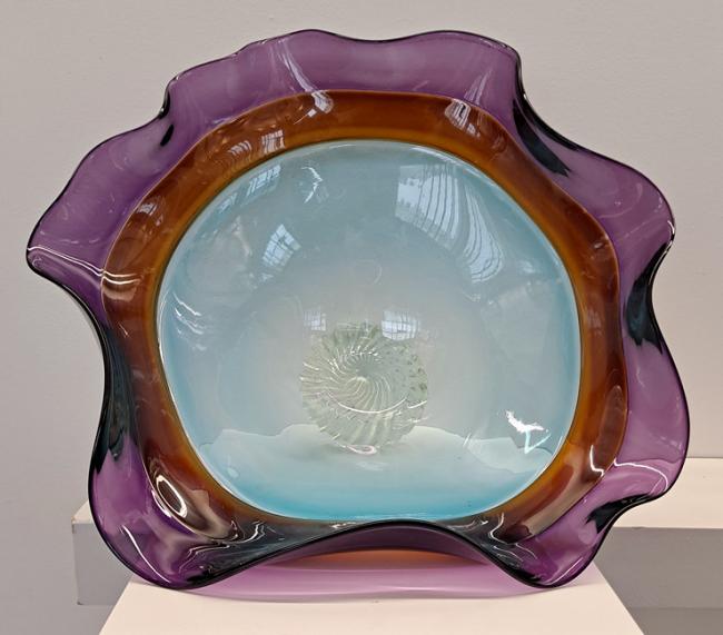 David VanNoppen DOUBLE INCALMO BOWL  Glass 2018