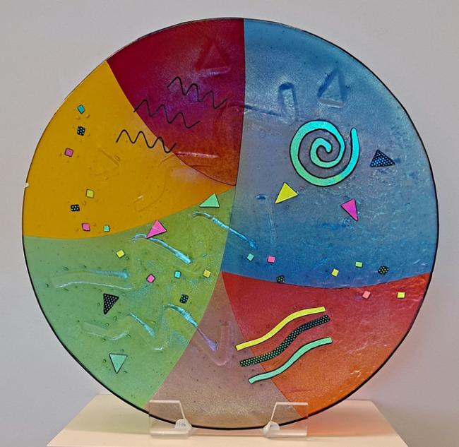 Maggie Spencer ART IN ROUND FORM Kiln-Formed Glass  2018