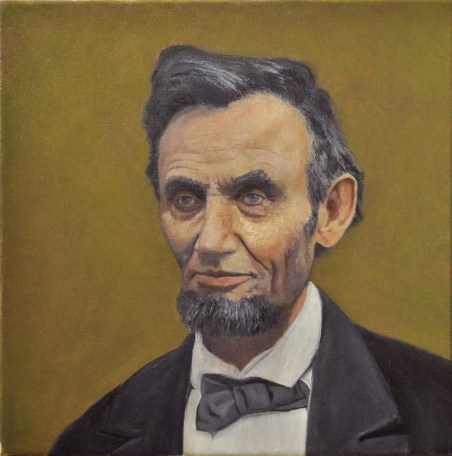 Painting of Lincoln