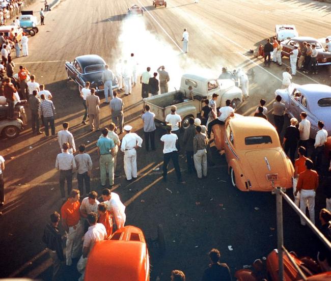 Drag race circa 1957