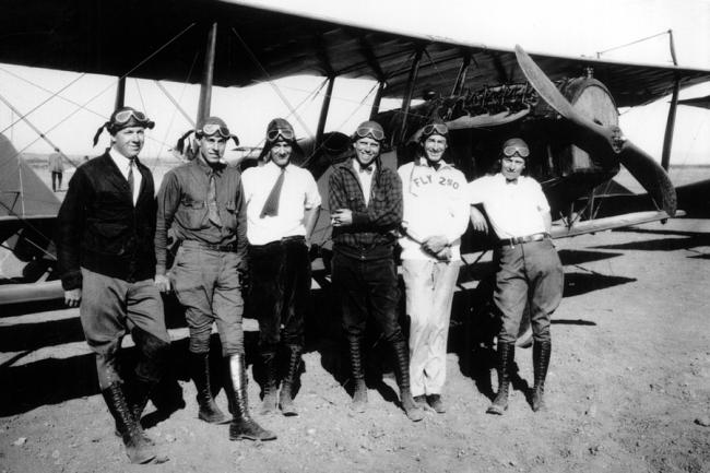 Eddie Martin and other early flyers 1923