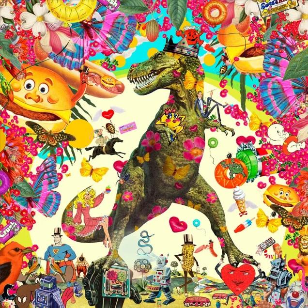 Lizard King, David Krovblit, Collage