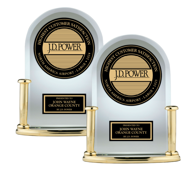 JD Power Award to John Wayne Airport