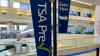 TSA PreCheck banners in airport terminal